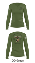 Marine Barracks Washington 7968696 Women's Long Sleeve V-neck Shirt - 40