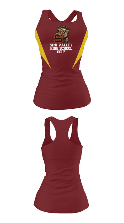 Simi Valley High School Golf 88506895 Tank Top - 26