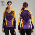 Vibranium Track Club 83806120 Women's Long Sleeve V-neck Shirt - 2