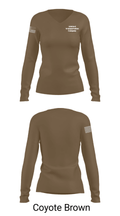 1083rd Transportation Company 97595581 Women's Long Sleeve V-neck Shirt - 38