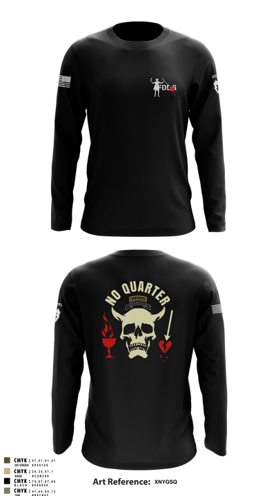 C-CO 1-27 1st PLT BLACKBEARD 676518 Long Sleeve Performance Shirt - 1
