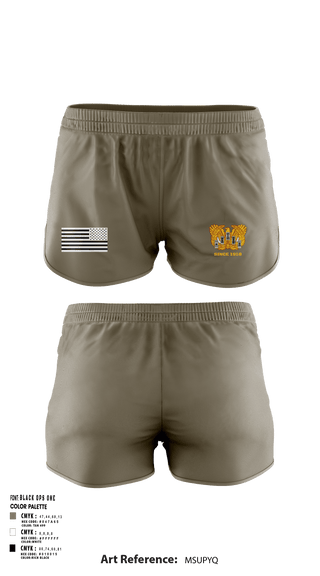 Women's Shorts, U11Warrant Officers, Army, Teamtime, Team time, sublimation, custom sports apparel, team uniforms, spirit wear, spiritwear, sports uniforms, custom shirts, team store, custom team store, fundraiser sports, apparel fundraiser
