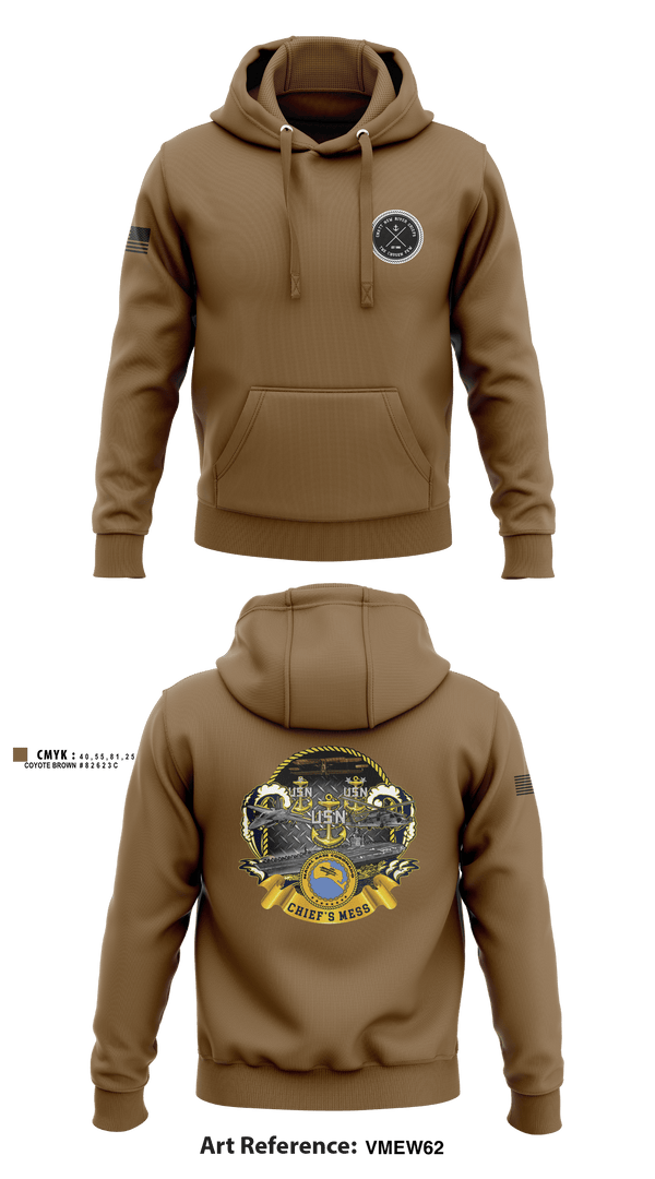 Hoodie, CNATTU New River, Navy, Teamtime, Team time, sublimation, custom sports apparel, team uniforms, spirit wear, spiritwear, sports uniforms, custom shirts, team store, custom team store, fundraiser sports, apparel fundraiser
