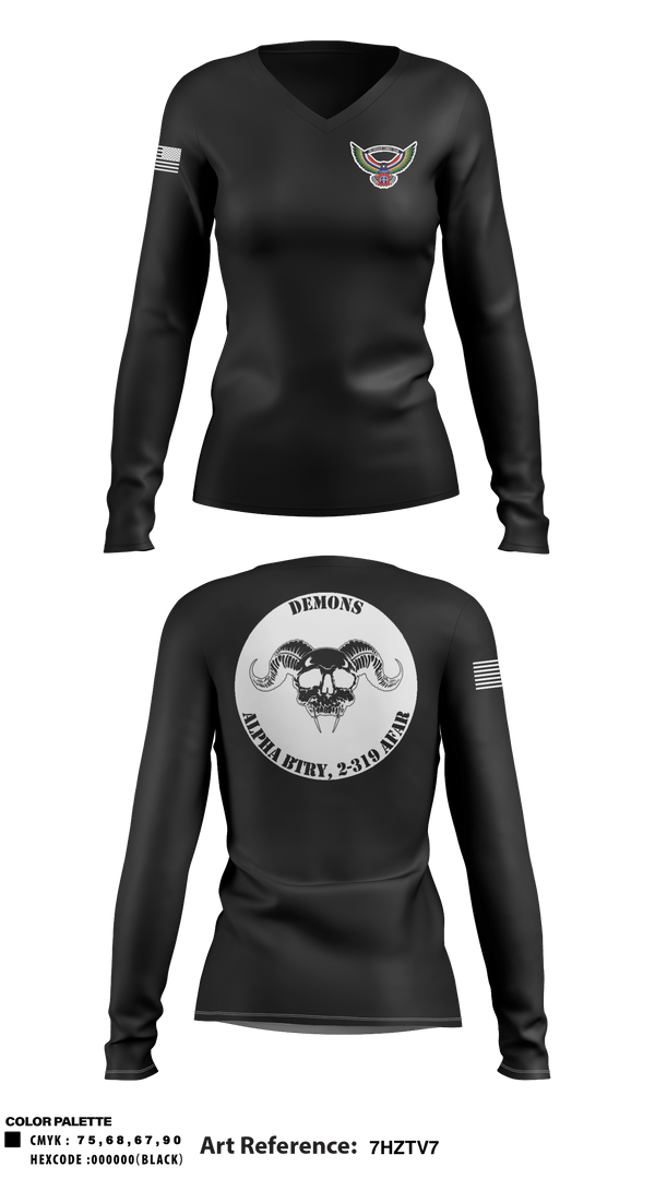 Women's Long Sleeve Vneck Shirt, , Army, Teamtime, Team time, sublimation, custom sports apparel, team uniforms, spirit wear, spiritwear, sports uniforms, custom shirts, team store, custom team store, fundraiser sports, apparel fundraiser