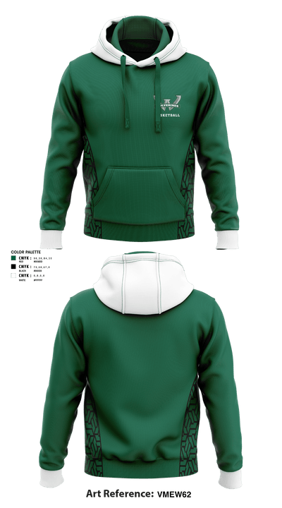 Woodland High School 16515476 Hoodie - 1