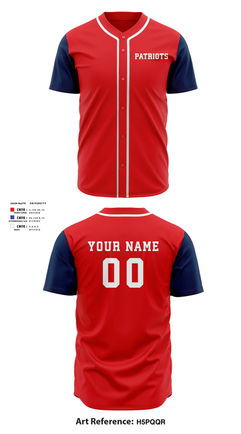 Full Button Baseball Jersey, Patriots, Baseball, Teamtime, Team time, sublimation, custom sports apparel, team uniforms, spirit wear, spiritwear, sports uniforms, custom shirts, team store, custom team store, fundraiser sports, apparel fundraiser