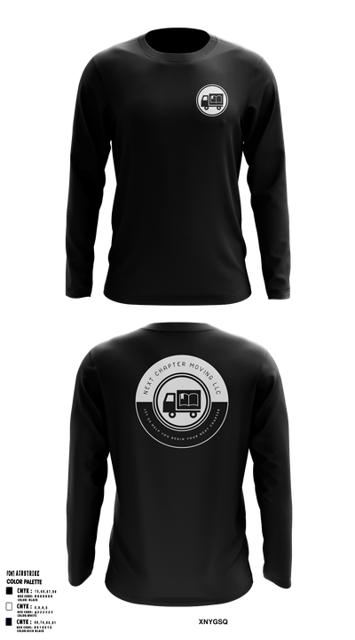Next Chapter Moving LLC 3366960 Long Sleeve Performance Shirt - 1