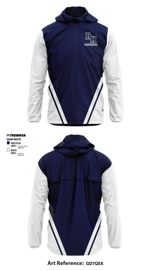 Windbreaker, Randolph-Henry High School Wrestling, Wrestling, Teamtime, Team time, sublimation, custom sports apparel, team uniforms, spirit wear, spiritwear, sports uniforms, custom shirts, team store, custom team store, fundraiser sports, apparel fundraiser
