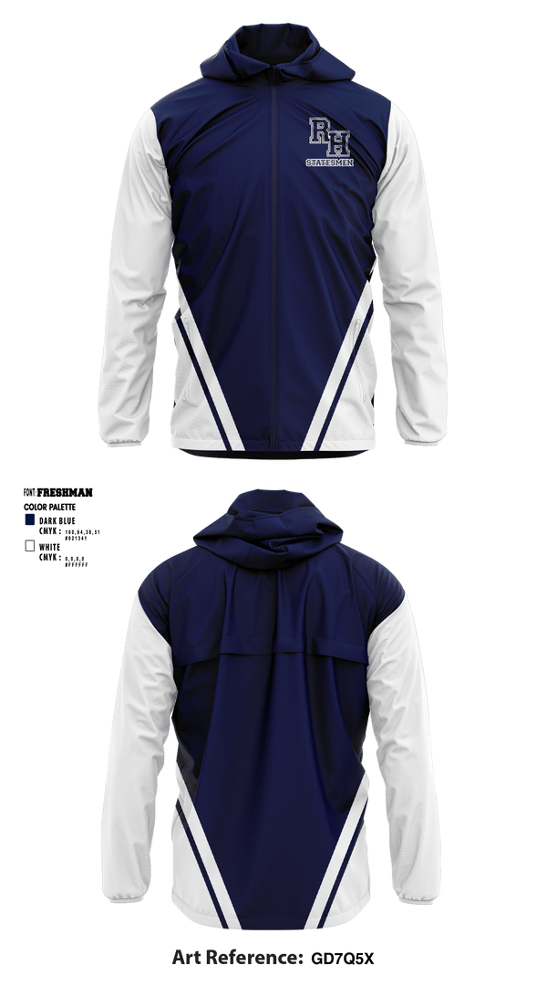 Windbreaker, Randolph-Henry High School Wrestling, Wrestling, Teamtime, Team time, sublimation, custom sports apparel, team uniforms, spirit wear, spiritwear, sports uniforms, custom shirts, team store, custom team store, fundraiser sports, apparel fundraiser