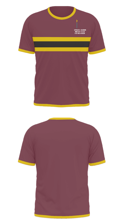 Loveless Academic Magnet High School Soccer 35411119 Short Sleeve Performance Shirt - 1