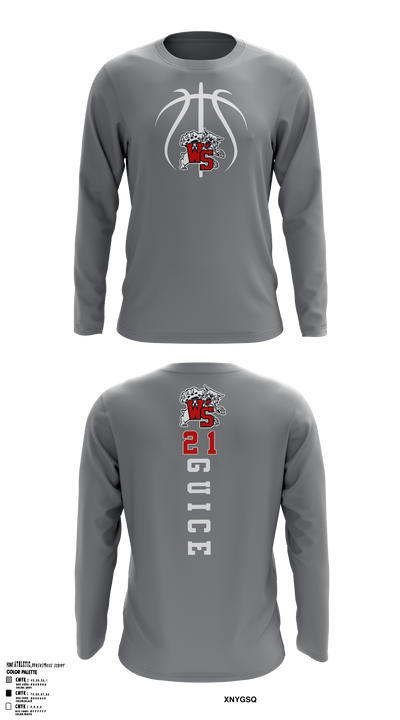 Westerville South Girls Basketball 75140636 Long Sleeve Performance Shirt - 5