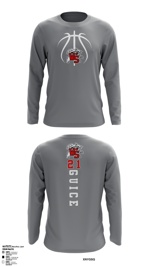 Long Sleeve Performance Shirt, Westerville South Girls Basketball, Women's Basketball, Teamtime, Team time, sublimation, custom sports apparel, team uniforms, spirit wear, spiritwear, sports uniforms, custom shirts, team store, custom team store, fundraiser sports, apparel fundraiser