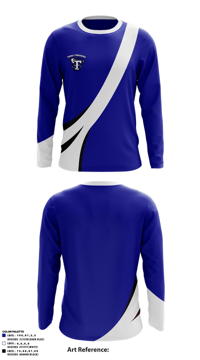 Trona Joint Unified High School 84582147 Long Sleeve Performance Shirt - 3