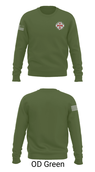 Crew Neck Sweatshirt, , Army, Teamtime, Team time, sublimation, custom sports apparel, team uniforms, spirit wear, spiritwear, sports uniforms, custom shirts, team store, custom team store, fundraiser sports, apparel fundraiser