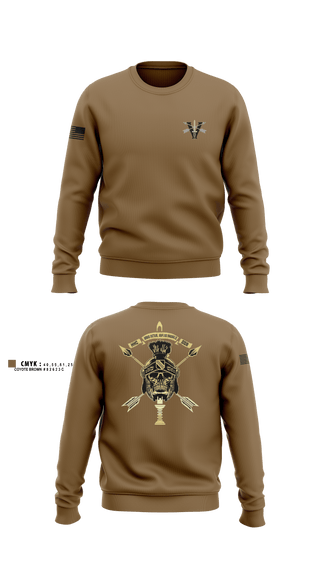 Crew Neck Sweatshirt, HHC, GSB, 5SFG, Army, Teamtime, Team time, sublimation, custom sports apparel, team uniforms, spirit wear, spiritwear, sports uniforms, custom shirts, team store, custom team store, fundraiser sports, apparel fundraiser