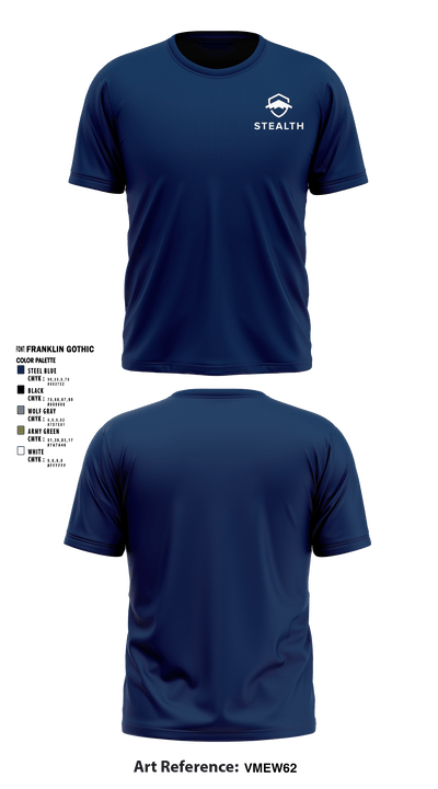 Stealth customs 84323734 Short Sleeve Performance Shirt - 2