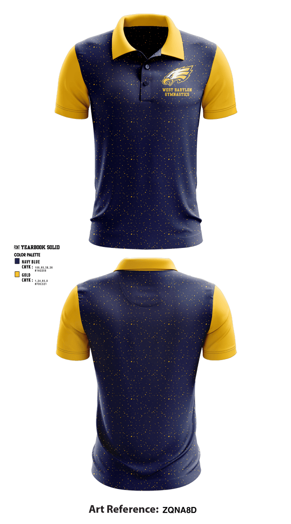 Short Sleeve Performance Polo, West Babylon High School Gymnastics, Spirit Store, Teamtime, Team time, sublimation, custom sports apparel, team uniforms, spirit wear, spiritwear, sports uniforms, custom shirts, team store, custom team store, fundraiser sports, apparel fundraiser