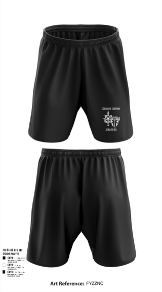 Athletic Shorts With Pockets, Comanche, 309th MI BN, , Teamtime, Team time, sublimation, custom sports apparel, team uniforms, spirit wear, spiritwear, sports uniforms, custom shirts, team store, custom team store, fundraiser sports, apparel fundraiser