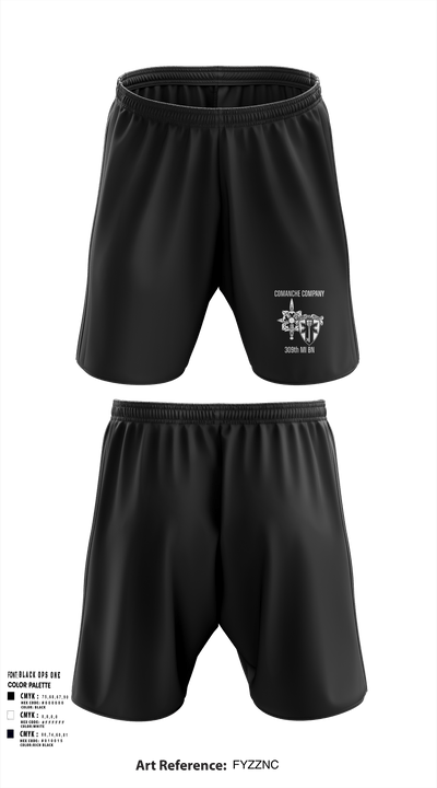 Comanche, 309th MI BN 43533231 Athletic Shorts With Pockets - 3