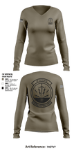 TRF 57839802 Women's Long Sleeve V-neck Shirt - 1
