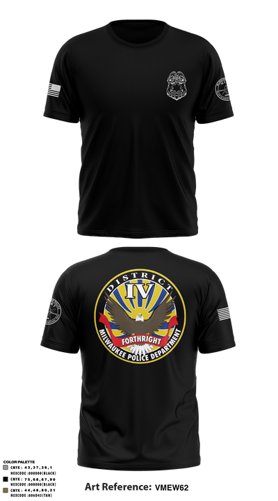 District IV 97797875 Short Sleeve Performance Shirt - 2