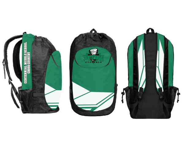 Gear Bag, Centennial Middle School Cross Country, Cross Country, Teamtime, Team time, sublimation, custom sports apparel, team uniforms, spirit wear, spiritwear, sports uniforms, custom shirts, team store, custom team store, fundraiser sports, apparel fundraiser