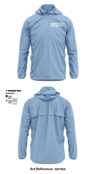 Windbreaker, Cathedral Prep Seminary, Spirit Store, Teamtime, Team time, sublimation, custom sports apparel, team uniforms, spirit wear, spiritwear, sports uniforms, custom shirts, team store, custom team store, fundraiser sports, apparel fundraiser