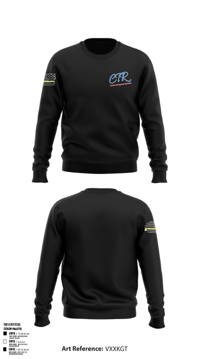 CTR - Incident Management Specialist 75802655 Crew Neck Sweatshirt - 1