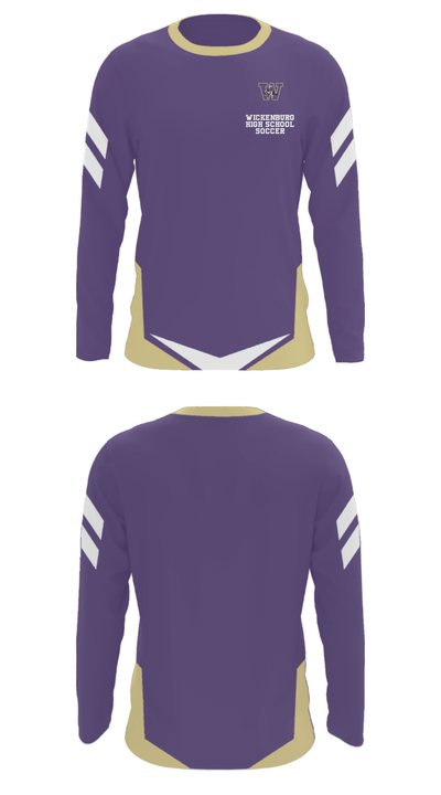 Wickenburg High School Soccer 71346455 Long Sleeve Performance Shirt - 25