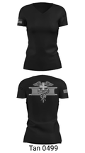 6th Ranger Training Battalion 1649738 Women's Short Sleeve V-neck Shirt - 22
