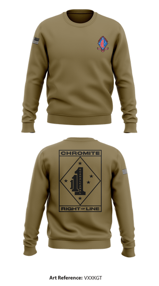 Crew Neck Sweatshirt, , Marines, Teamtime, Team time, sublimation, custom sports apparel, team uniforms, spirit wear, spiritwear, sports uniforms, custom shirts, team store, custom team store, fundraiser sports, apparel fundraiser