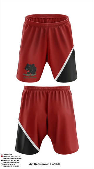 Athletic Shorts With Pockets, Forest Park Middle School, Spirit Store, Teamtime, Team time, sublimation, custom sports apparel, team uniforms, spirit wear, spiritwear, sports uniforms, custom shirts, team store, custom team store, fundraiser sports, apparel fundraiser