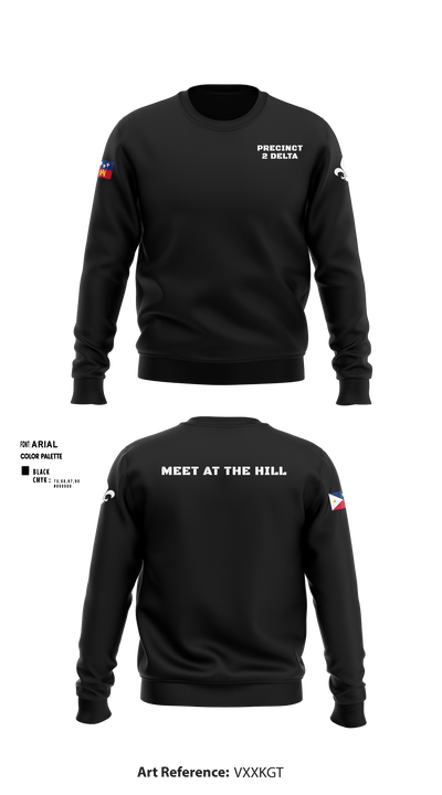 Precinct 2 Delta 41159276 Crew Neck Sweatshirt - 1