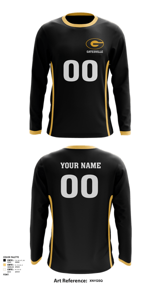 Long Sleeve Performance Shirt, Gatesville, Football, Teamtime, Team time, sublimation, custom sports apparel, team uniforms, spirit wear, spiritwear, sports uniforms, custom shirts, team store, custom team store, fundraiser sports, apparel fundraiser