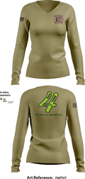Engine 4 37157060 Women's Long Sleeve V-neck Shirt - 4