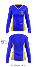 Bonduel Youth Softball League 22083727 Women's Long Sleeve V-neck Shirt - 3