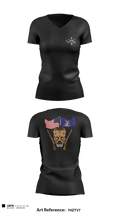 1/3 D.Co Colors 38248924 Women's Short Sleeve V-neck Shirt - 2