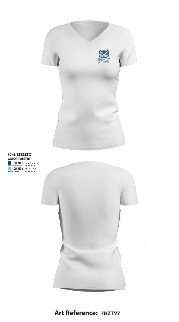 Women's Short Sleeve Vneck Shirt, Pinnacle Classical Academy, Spirit Store, Teamtime, Team time, sublimation, custom sports apparel, team uniforms, spirit wear, spiritwear, sports uniforms, custom shirts, team store, custom team store, fundraiser sports, apparel fundraiser