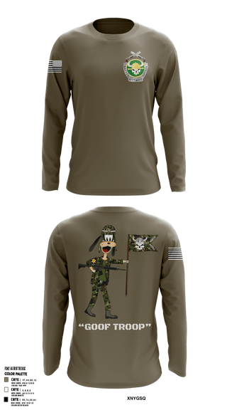 Long Sleeve Performance Shirt, , Army, Teamtime, Team time, sublimation, custom sports apparel, team uniforms, spirit wear, spiritwear, sports uniforms, custom shirts, team store, custom team store, fundraiser sports, apparel fundraiser