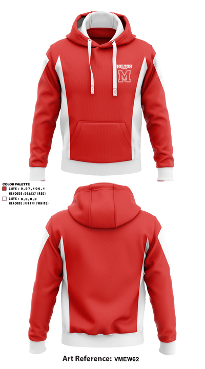 Milton High School Cheer 85377589 Hoodie - 1