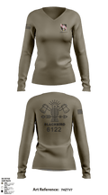 Bco 1/54th SFAB 95205956 Women's Long Sleeve V-neck Shirt - 7