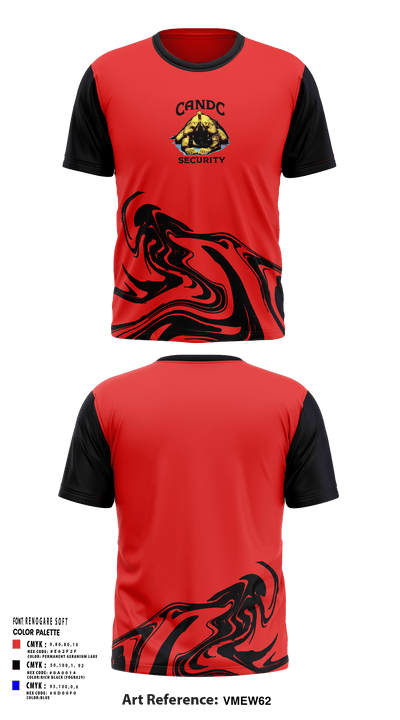CandC security 51982823 Short Sleeve Performance Shirt - 1