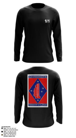 Long Sleeve Performance Shirt, V1/1, Marines, Teamtime, Team time, sublimation, custom sports apparel, team uniforms, spirit wear, spiritwear, sports uniforms, custom shirts, team store, custom team store, fundraiser sports, apparel fundraiser