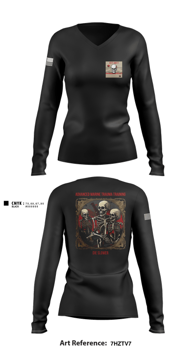 Easy Company 69282600 Women's Long Sleeve V-neck Shirt - 2
