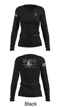 22ND RRB 50594442 Women's Long Sleeve V-neck Shirt - 37