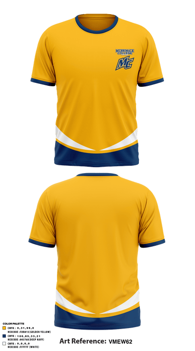 Merrimack College Ice Hockey 33872910 Short Sleeve Performance Shirt - 1