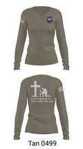 352 sow 65671516 Women's Long Sleeve V-neck Shirt - 41