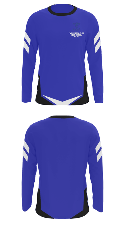 Williston-Elko High School Band 79083525 Long Sleeve Performance Shirt - 22