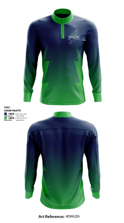 SHOCK ELITE 76117033 Quarter Zip Jacket - 1