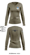 315th Airlift Wing/315th Maintenance Group 82634422 Women's Long Sleeve V-neck Shirt - 49